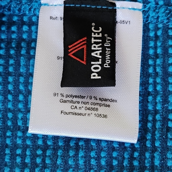 MEC T2 Long-Sleeved Zip-T - Women's base layer blue size small - Picture 10 of 13